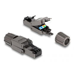 DeLOCK RJ45 maschio Cat.8.1 STP senza attrezzi