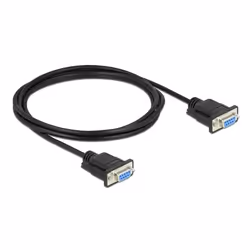 DeLOCK Cavo seriale RS-232 D-Sub9 femmina per femmina 10 m modem nullo - Vista aggiuntiva 2
