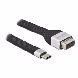 DeLOCK Cavo FPC a nastro piatto USB Type-C per VGA (DP Alt Mode) da 13 cm