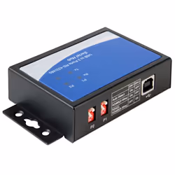 DeLOCK 87586 convertitore/ripetitore/isolatore seriale Nero