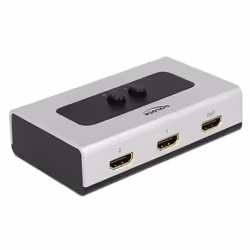 DeLOCK 87663, HDMI, Plastica, Nero, Grigio, 1080p, 112 mm, 68 mm