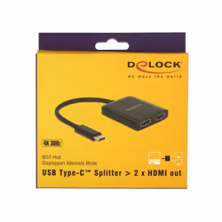 DeLOCK 87719 ripartitore video 2x HDMI - Vista aggiuntiva 2