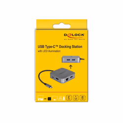 DeLOCK 87742 docking station per dispositivo mobile Tablet Grigio - Vista aggiuntiva 4