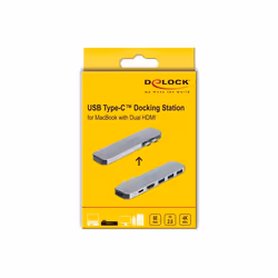 DeLOCK Docking Station per MacBook Dual HDMI 4K / PD / Hub - Vista aggiuntiva 6