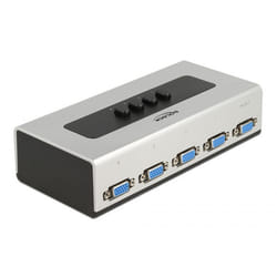 DeLOCK Switch VGA manuale bidirezionale a 4 porte