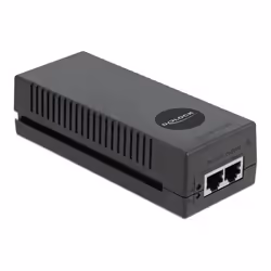 DeLOCK Iniettore PoE+ da 10 Gigabit 802.3at 30 W, Videocamere di sicurezza, Interno, 100 - 240 V, 50/60 Hz, 30 W, 52 V