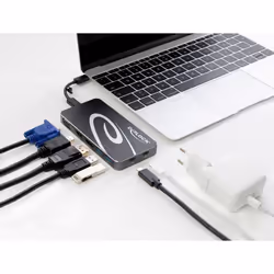 DeLOCK USB Type-C 3.2 Dockingstation 4K HDMI DP / 1080p VGA, USB Hub und PD 3.0 - Vista aggiuntiva 6