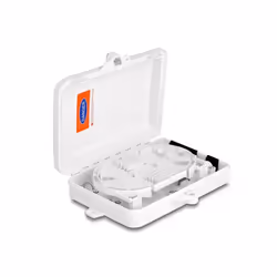 DeLOCK Scatola di distribuzione in fibra ottica per interni ed esterni IP65 impermeabile bloccabile a chiave 6 porte bianco