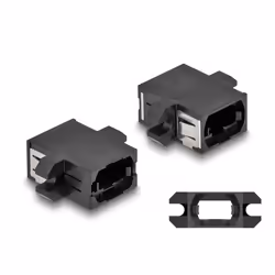 DeLOCK Accoppiatore per fibra ottica da MPO femmina per MPO femmina nero, MPO/MPO, Nero, Plastica, 19,8 mm, 25 mm, 9,8 mm