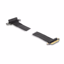 DeLOCK Scheda Riser PCI Express x4 maschio per slot x4 angolare a 90° con cavo da 60 cm - Vista aggiuntiva 2
