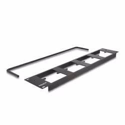 DeLOCK Pannello patch Tipo-D da 19″ con 4 piastre Tipo-D 86 x 86 mm e 4 porte 2U nero