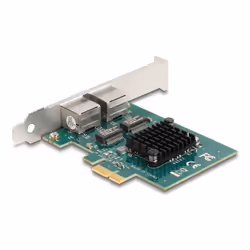 DeLOCK Scheda PCI Express x1 per 2 x RJ45 Gigabit LAN, PCIe, RJ-45, Femmina, PCIe 2.0, Grigio, PC
