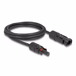 DeLOCK Cavo solare DL4 6 mm² maschio per femmina 3 m nero, Cavo, Libera installazione, Nero, IP67, DL4, Femmina