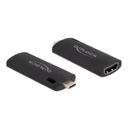DeLOCK Chiavetta di acquisizione video HDMI USB Type-C, USB 2.0, 3840 x 2160 Pixel, MS2109, USB, 66 mm, 24 mm