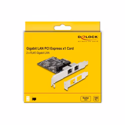 DeLOCK Scheda PCI Express x1 per 2 x RJ45 Gigabit LAN - Vista aggiuntiva 4