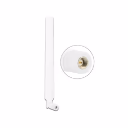 DeLOCK 88977, 4 dBi, 50 Ω, Antenna omnidirezionale, SMA, 4,0:1, Bianco