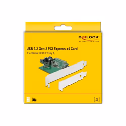 DeLOCK Scheda PCI Express x4 per 1 x interna USB 3.2 Gen 2 Chiave A 20 pin femmina
