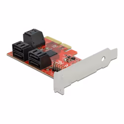 DeLOCK Scheda PCI Express x4 SATA a 6 porte - Fattore di forma a basso profilo - Vista aggiuntiva 2