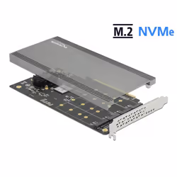 DeLOCK Scheda PCI Express x16 per 4 x interna NVMe M.2 chiave M