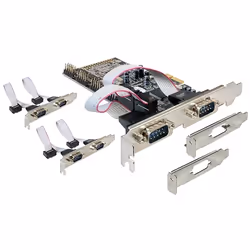 DeLOCK 89347, PCIe, Seriale, RS-232, Nero, 0,0002304 Gbit/s, 256 B