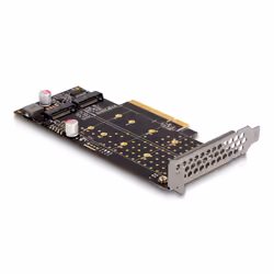 DeLOCK Scheda PCI Express x8 a 2 x interno NVMe M.2 Chiave M - Biforcazione - Fattore di forma a basso profilo, PCIe, M.2, Ma ...