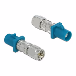 DeLOCK Adattatore FAKRA Z maschio per SMA maschio, SMA, 1x FAKRA Z, 1x SMA, Maschio, Femmina, Nickel/Oro