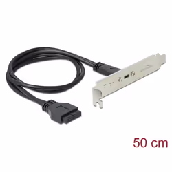 DeLOCK 89937, 0,5 m, USB 3.2 Gen 1 (3.1 Gen 1), USB C, Maschio, Femmina, Dritto