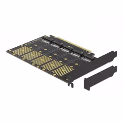 DeLOCK Scheda PCI Express x16 a 5 x interno M.2 chiave B / SATA, PCIe, M.2, PCIe 3.0, 0,5 m, Cina, Windows 10, Windows 7, Win ...