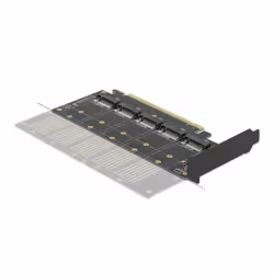 DeLOCK Scheda PCI Express x16 a 5 x interno M.2 chiave B / SATA