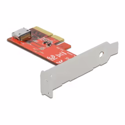 DeLOCK Scheda PCI Express x4 a 1 x OCuLink SFF-8612 interno - Fattore di forma a basso profilo, PCIe, SFF-8612, PCIe 4.0, Cin ...