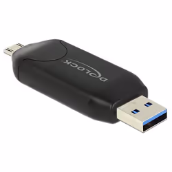 DeLOCK 91734, Memory Stick (MS), MicroSD (TransFlash), MicroSDHC, MicroSDXC, MMC, SD, SDHC, SDXC, Nero, USB/Micro-USB, 21 mm, ...