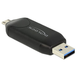 DeLOCK 91734 lettore di schede USB/Micro-USB Nero