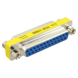InLine Adattatore Sub-D 25pin femmina / femmina, Mini-Gender-Changer