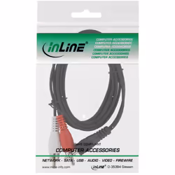 InLine Cavo Audio Jack 3,5mm M a 2x RCA M, 5m