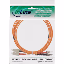 InLine SC/ST, 5 m cavo InfiniBand e in fibra ottica 2x SC 2x ST Arancione