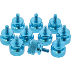 InLine Viti PC Case, apertura / chiusura manuale, blu, 10pz