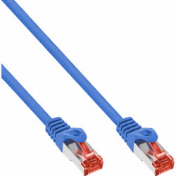 InLine Cavo patch Lan, S/FTP (PiMf), Cat.6, 250 MHz, PVC, CU, blu, 2m, 2 m, Cat6, S/FTP (S-STP), Blu