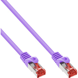 InLine Cavo patch Lan, S/FTP (PiMf), Cat.6, 250 MHz, PVC, CU, viola, 20m