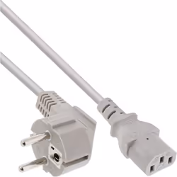 InLine 4043718051687, 2 m, Spina di alimentazione di tipo F, Accoppiatore C13