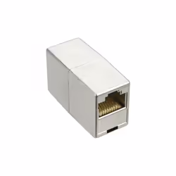 InLine 4043718074174, 2x RJ45, Argento, Femmina/Femmina, Dritto, Cat5e, 1 pz