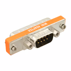 InLine Adattatore AT Seriale Sub-D 9pin m. a Sub-D 25pin m., basso profilo, 9pin male, 25-pin Sub D, Argento