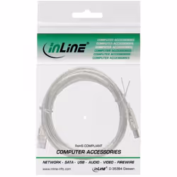 InLine 4043718075133 cavo USB USB 2.0 7 m USB A USB B Trasparente