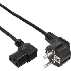 InLine 4043718077700 cavo di alimentazione Nero 3 m CEE7/7 Accoppiatore C13