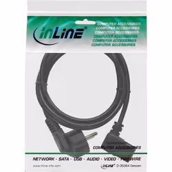 InLine 4043718077700 cavo di alimentazione Nero 3 m CEE7/7 Accoppiatore C13