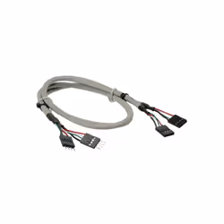 InLine Cavo USB 2.0 interno 2x4pin maschio / 2x4pin femmina, prolunga, 0,60m, 0,6 m, USB A