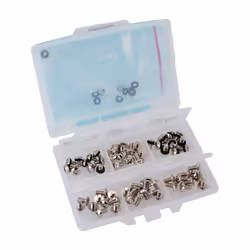 InLine Viti per PC con rondelle, assortimento in box, 83pz, Metallo, Plastica, Multicolore