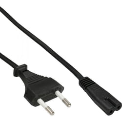 InLine 4043718083985 cavo di alimentazione Nero 3 m CEE7/16 Accoppiatore C7
