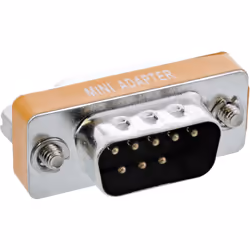 InLine Adattatore Nullmodem Sub-D 9pin maschio / femmina, basso profilo, Bulk