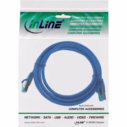 InLine 4043718088720 cavo di rete Blu 2 m Cat6a S/FTP (S-STP)