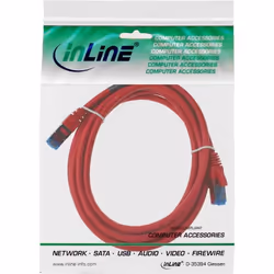 InLine 4043718088829 cavo di rete Rosso 2 m Cat6a S/FTP (S-STP)